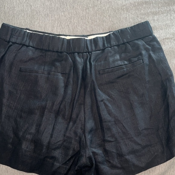 J. Crew linen textured shorts - 100% Linen. Perfect for layering w/ tights. - Picture 2 of 6